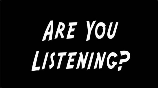are you listenning